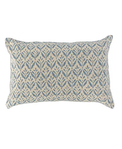 Rizzy Home Pearl Cotton Decorative Pillow, 14" X 26" In Blue