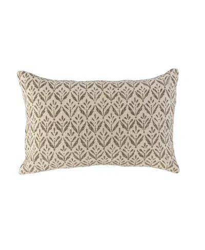 Rizzy Home Pearl Cotton Decorative Pillow, 14" X 26" In Brown