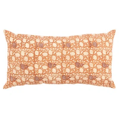 Rizzy Home Poly Filled Throw Pillow In Orange