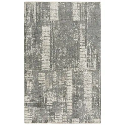 Rizzy Home Rectangle Hybrid Wool Area Rug In Gray
