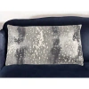 Rizzy Home Rectangular Cotton Cushion With Filling In Gray,polyester