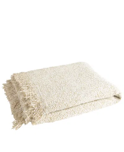 Rizzy Home Ruth Boucle Texture Throw, 50" X 60" In Neutral