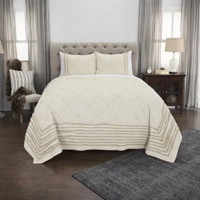 Rizzy Home Single Quilt In Natural