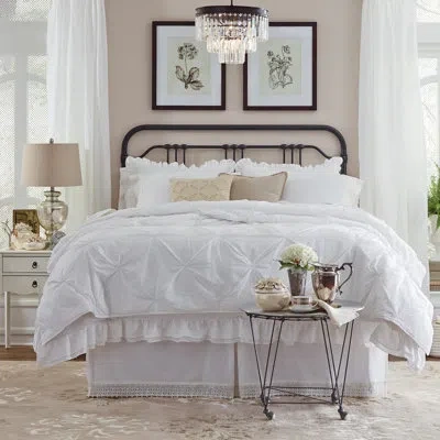 Rizzy Home Single Reversible Quilt In White