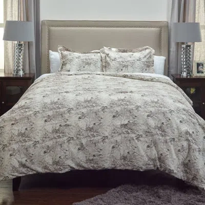 Rizzy Home Vintage Butterfly Comforter Set In Beige,brown