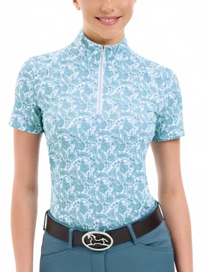 R.j. Classics Lucy Short Sleeve Schooling Shirt In Summer Paisley In Multi