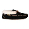 Rj's Fuzzies Women's Annie Moccasins In Black In Black