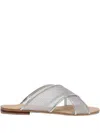 Rk Tivari Flat Sandals In Silver