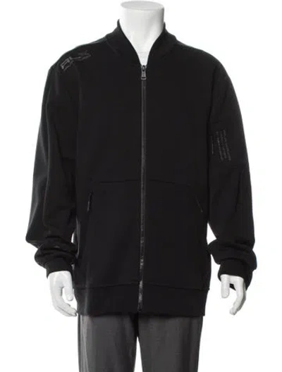 Pre-owned Rlx By Ralph Lauren Bomber Jacket In Black
