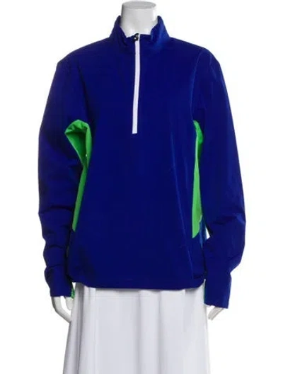 Pre-owned Rlx By Ralph Lauren Bomber Jacket In Blue