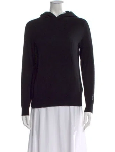 Pre-owned Rlx By Ralph Lauren Cashmere Crew Neck Sweater In Black