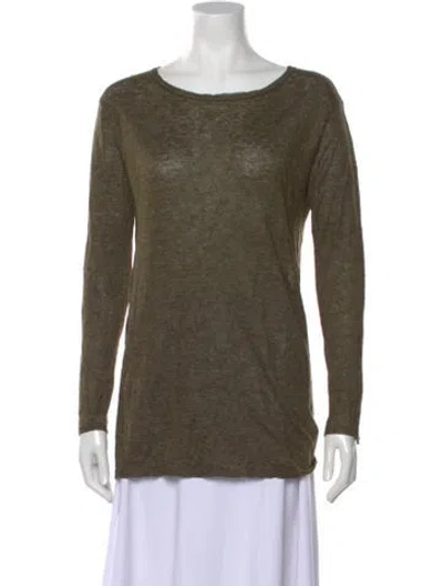 Pre-owned Rlx By Ralph Lauren Cashmere Scoop Neck Sweater W/ Tags In Green