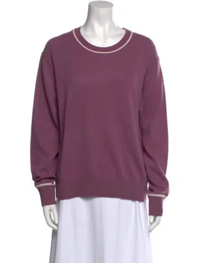 Pre-owned Rlx By Ralph Lauren Cashmere Scoop Neck Sweater W/ Tags In Purple