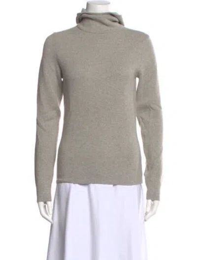 Pre-owned Rlx By Ralph Lauren Cashmere Turtleneck Sweater In Gray