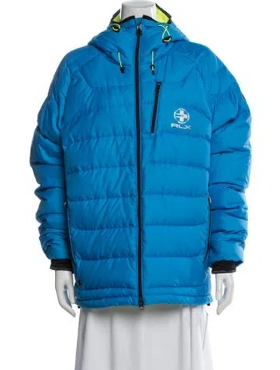 Pre-owned Rlx By Ralph Lauren Down Jacket In Blue