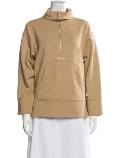 Pre-owned Rlx By Ralph Lauren Mock Neck Sweater W/ Tags In Neutral