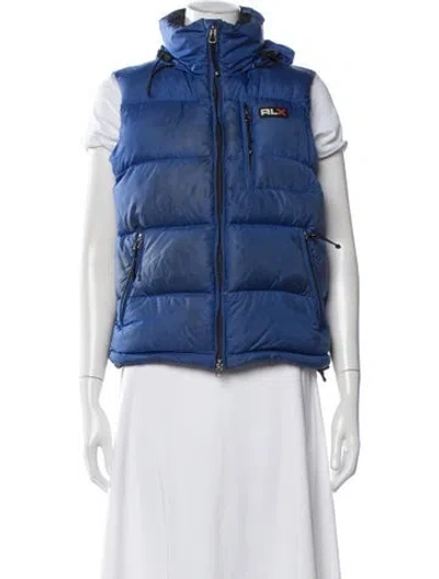 Pre-owned Rlx By Ralph Lauren Nylon Down Jacket In Blue
