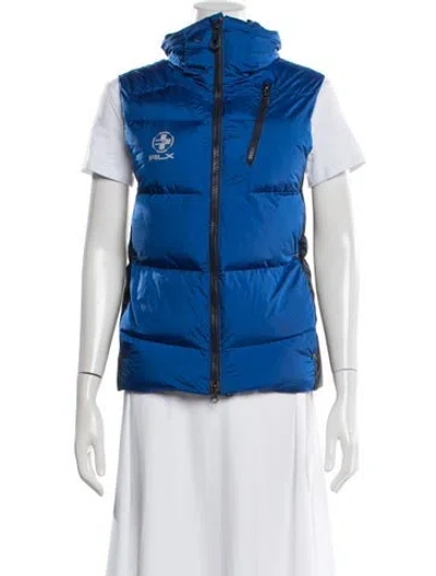 Pre-owned Rlx By Ralph Lauren Nylon Down Jacket In Blue