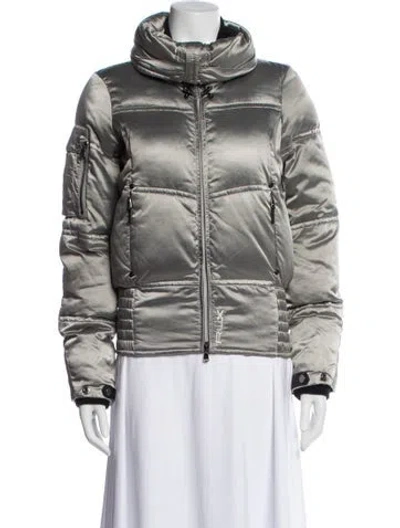 Pre-owned Rlx By Ralph Lauren Nylon Down Jacket In Gray