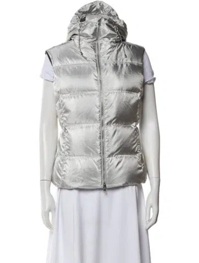 Pre-owned Rlx By Ralph Lauren Nylon Down Jacket In Silver