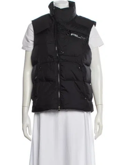 Pre-owned Rlx By Ralph Lauren Nylon Vest In Black