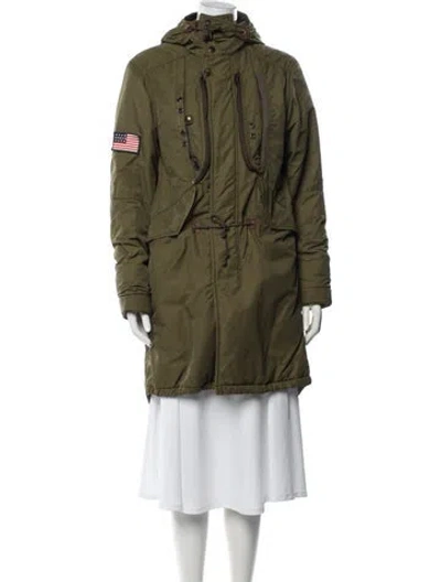 Pre-owned Rlx By Ralph Lauren Parka In Green