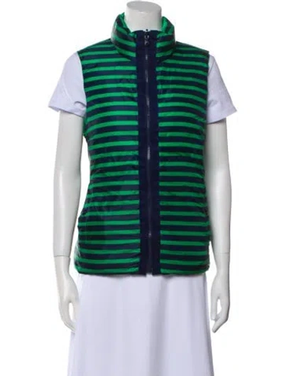 Pre-owned Rlx By Ralph Lauren Striped Vest In Green
