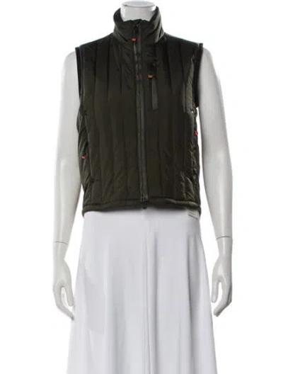 Pre-owned Rlx By Ralph Lauren Striped Vest In Green