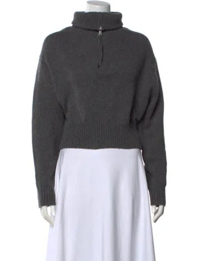 Pre-owned Rlx By Ralph Lauren Turtleneck Sweater In Gray