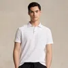 Rlx Custom Slim Fit Clarus Polo Shirt In White