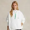 Rlx Double-knit Jacquard Hoodie In White