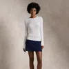Rlx Golf 15" Pleated Performance Skort In Refined Navy