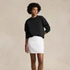 Rlx Golf 17" Pleated Four Way-stretch Skort In Ceramic White