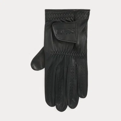 Rlx Golf Cabretta Leather Golf Glove – Left Hand In Black