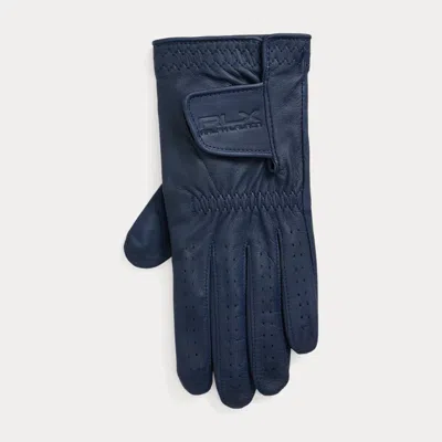 Rlx Golf Cabretta Leather Golf Glove – Left Hand In Black
