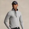 Rlx Golf Classic Fit Luxury Jersey Pullover In Gray