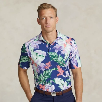 Rlx Golf Classic Fit Performance Polo Shirt In Astor Floral