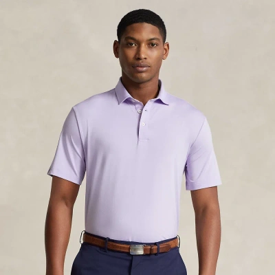 Rlx Golf Classic Fit Performance Polo Shirt In Flower Purple