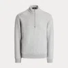 Rlx Golf Classic Fit Quilted Double-knit Pullover In Gray