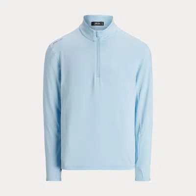 Rlx Golf Classic Fit Stretch Jersey Pullover In Blue