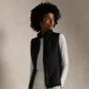Rlx Golf Hybrid Performance Full-zip Vest In Polo Black