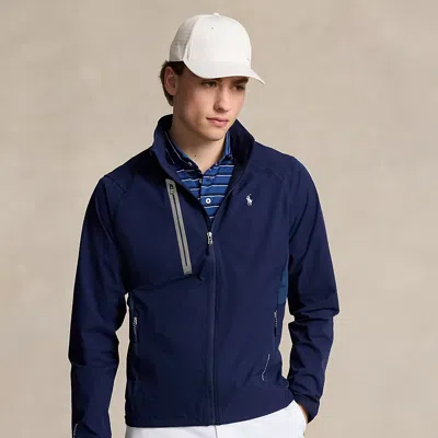 Rlx Golf Packable Water-repellent Jacket In Blue