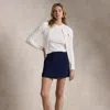 Rlx Golf Perforated Stretch Skort In Refined Navy