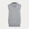 Rlx Golf Performance Cotton-blend Jumper Waistcoat In Gray