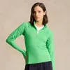 Rlx Golf Performance Quarter-zip Pullover In Green