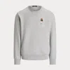 Rlx Golf Polo Bear Double-knit Sweatshirt In Gray