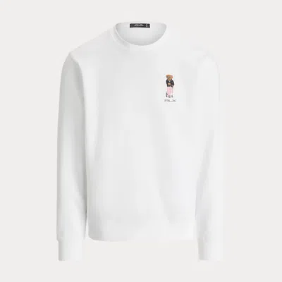 Rlx Golf Polo Bear Double-knit Sweatshirt In White
