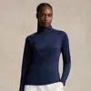 Rlx Golf Stretch Jersey Quarter-zip Pullover In Refined Navy