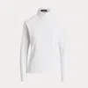Rlx Golf Stretch Jersey Quarter-zip Pullover In White
