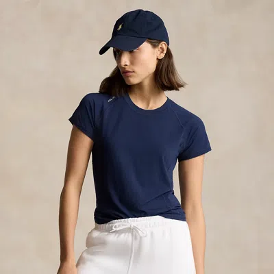 Rlx Golf Stretch Jersey Short-sleeve Tee In Blue